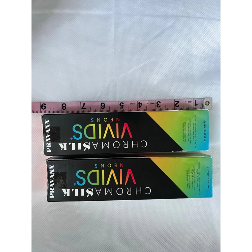 NWT Pravana Chromasilk Vivids Neons Direct Dye Hair Color Neon Orange 2-3 fl oz